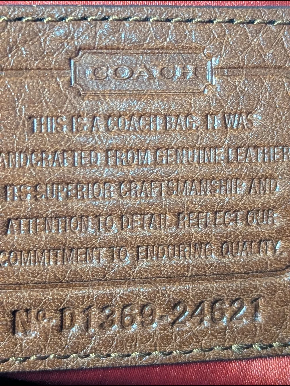 Coach Pebbled Leather Large Hobo Shoulder Bag Brown Slouchy Tote Purse F13669